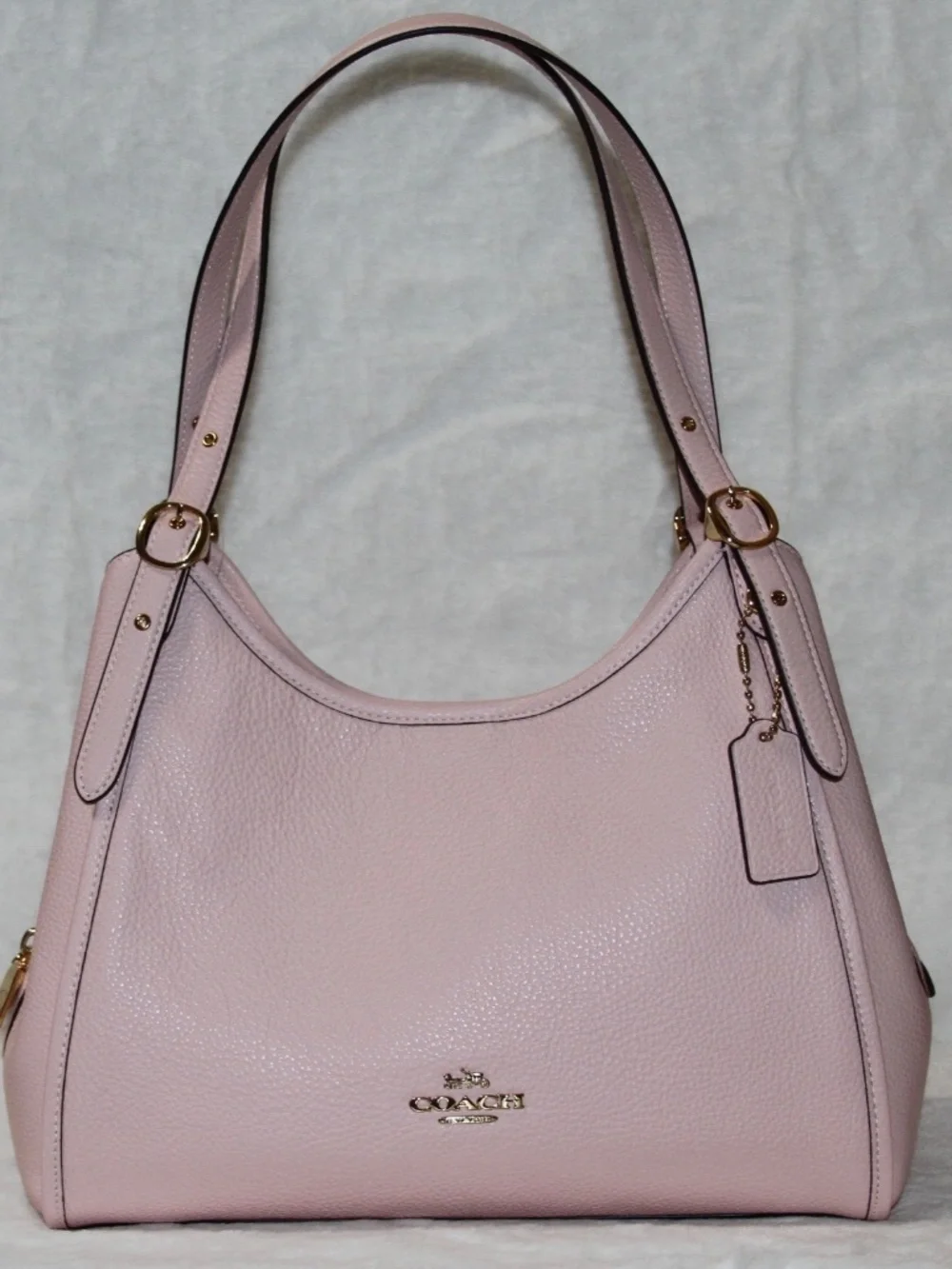 COACH Erin Shoulder Bag Pebbled Leather Purse Tote Bag Handbag